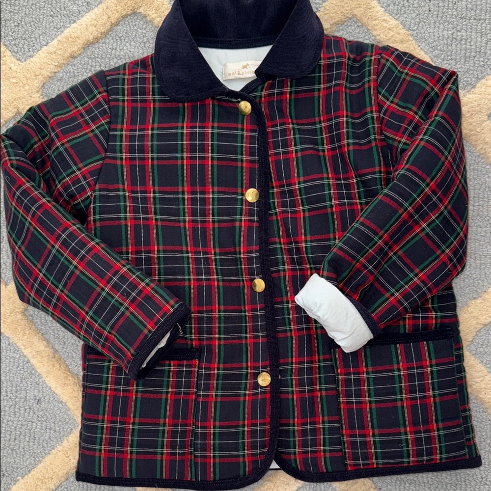 Sal & Pimenta plaid jacket Size